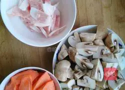 Illustration of how to make fried mushrooms 1