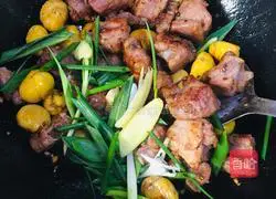 Illustration of how to cook chestnut ribs with orange juice 13