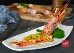 Cheese-baked Argentine red shrimp recipe 7