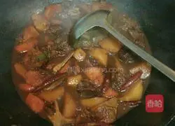 Illustration of how to make braised mutton 8