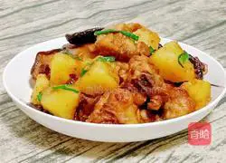 Illustration of how to cook chicken legs with mushrooms and potatoes 15