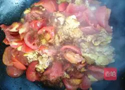 Illustration of how to make tomatoes and eggs 4