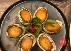 Illustration of how to make dry baked abalone 8