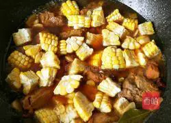 Illustration of corn-roasted pork ribs 14