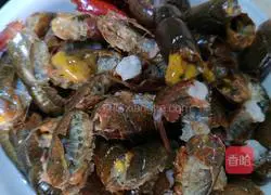 Illustration of home-style braised lobster 1