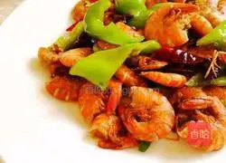 Illustration of how to cook shrimps with double peppers 7