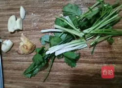 Illustration of how to stir-fry squid 2