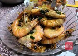 Illustration of braised shrimp 3