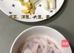 Illustration of how to make fried squid with pickles 1