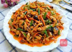 Illustration of how to make fish-flavored chicken shreds 1