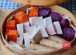 Illustration of how to make steamed vegetable and fruit platter 6