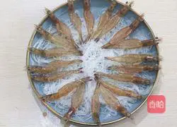 Illustration of how to make steamed shrimp with garlic vermicelli 6