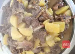 Illustration of how to stew goose in iron pot 13