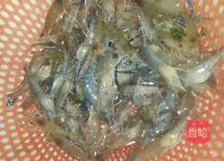 Onions Illustration of how to make fried shrimp 1