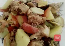 Illustration of home-style braised chicken 9