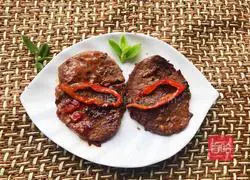 Illustration of how to make pan-fried beef slices 5