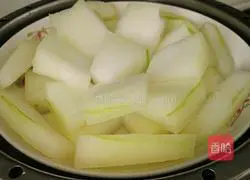 Illustration of how to make steamed winter melon fish 3