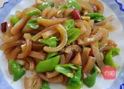 Illustration of how to make pork-skinned peppers 6