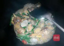 Illustration of stir-fried clams 10