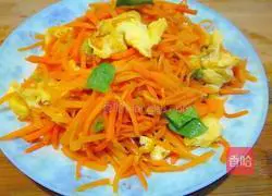 Illustration of how to make shredded eggs and carrots 14