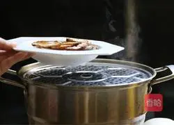 Illustration of how to make steamed cod with mushrooms 10