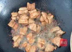 Illustration of how to cook pork belly with parsley 4