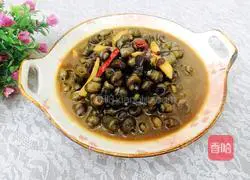 Illustration of braised snails 10