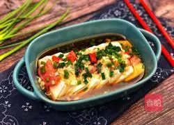 Illustration of how to make steamed tofu with bacon 11