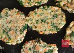 Spinach, carrot and yam cake recipe 5