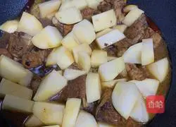 Illustration of Braised Pork Ribs and Potatoes 16