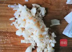 Illustration of how to make green vegetables and tofu 3