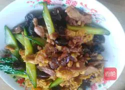 Illustration of how to make Mushu Pork 6