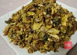 Illustration of how to make golden game seafood eggs 1