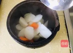 Casserole braised beef brisket and stewed radish recipe 5