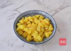 Black Pepper Potato Chicken Diced Bento Recipe Illustration 5