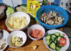 Illustration of how to make bacon stewed with potatoes 2