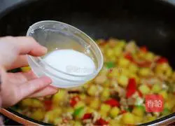 Minced meat Illustration of how to make diced potatoes 11
