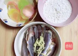 Illustration of how to make tempura small yellow flowers 2