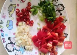 Illustration of how to make minced pork and green beans and shredded green beans 6