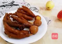 Illustration of how to make chicken feet with vinegar 8