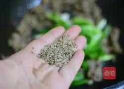 Illustration of how to make mutton stir-fried with green onions 8