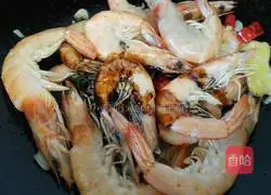 Braised prawns recipe 5