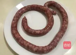 Illustration of Homemade Crispy Black Pepper Sausage 11