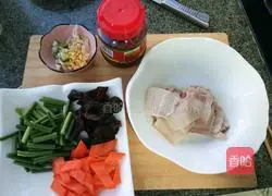 Illustration of twice-cooked pork 2