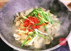 Illustration of how to make meatballs and mushrooms 17