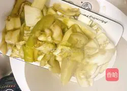 Illustration of how to make salted egg yolk and eggplant 4