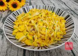 Illustration of how to make stir-fried wild rice eggs 9