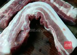 Illustration of how to make braised pork 1