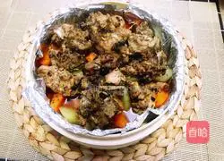 Illustration of how to make steamed pork ribs with black bean sauce 8