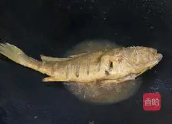 Illustration of Braised Yellow Croaker 4